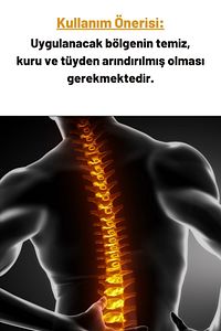 Hızlı Etkili Büyük Boy Kas Eklem Bel Bacak Kol Boyun Sırt Omuz Karın Regl Için Bant Isı Bandı 25'li ürün fotoğrafı