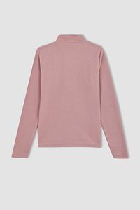 Fit Standart Fit Fermuarlı Yaka Baskılı Polar Sweatshirt A4501ax23wn ürün fotoğrafı