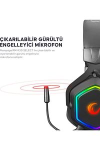 Rm-k50 Select Siyah Usb 7.1 Rgb Ledli Gaming Oyuncu Mikrofonlu ürün fotoğrafı
