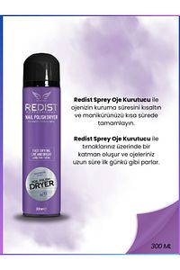 Çok Hızlı Kurutan Oje Kurutucu Sprey 300 ml – Mükemmel Manikür Için Hızlı Çözüm ürün fotoğrafı
