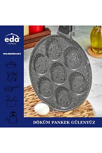 Granit Yüz Emojili Pankek Tava 28 Cm ürün fotoğrafı