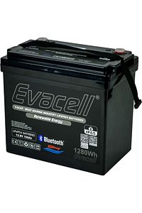 12.8v (12VOLT) 100ah Amper Lifepo4 Lityum Demir Fosfat Akü Bluetooth Ip65 Marin Karavan Akü ürün fotoğrafı
