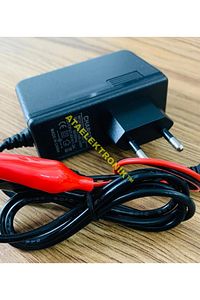 Pilsan Pars Akülü Araba Araç Uyumlu 6 Volt Aküleri Için Ledli Adaptör Şarj Cihazı Şarz Aleti ürün fotoğrafı