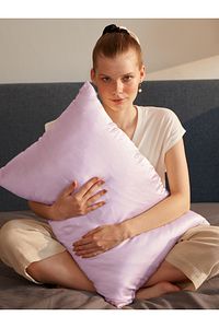 %100 Ipek Yastık Kılıfı Vizon Renk (STANDART 50X70 CM) ürün fotoğrafı
