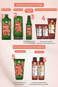 Yıpranmış Saçlar İçin (Reparation) Onarıcı Prebiyotik Şampuan -  Tuzsuz & Vegan-300 ml ürün fotoğrafı