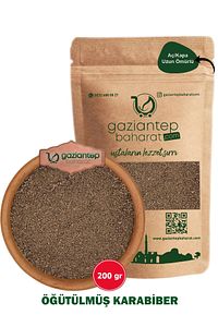 Karabiber Toz 200gr - Taze Ve Zengin Aroma, Yöresel Doğal Baharat ürün fotoğrafı