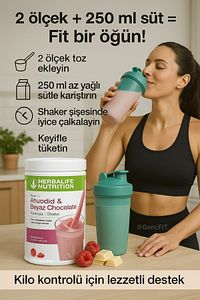 Formül 1 Ahududu ve Beyaz Çikolatalı Shake Besleyici ve Lezzetli Öğün Alternatifi ürün fotoğrafı