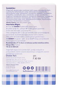 Sevdanem Tek Kullanımlık Kuru Doğal Kefir Mayası 15 G ürün fotoğrafı