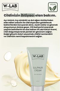 Kükürt Kremi 50 ml - Sivilce Akne  ve Siyah Nokta Önleyici ürün fotoğrafı