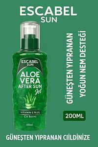 Escabel Aloe Vera After Sun Gel Cream - Güneş Sonrası Aloevera Jel Krem ürün fotoğrafı