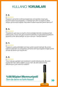 Organik Kaş Kirpik Bakım Yağı - Lavanta Yağı, Biberiye Yağı, E Vitaminli ürün fotoğrafı