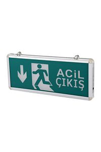 Cata Led Işıklı Acil Çıkış Exıt Levhası Aşağı Yön ürün fotoğrafı