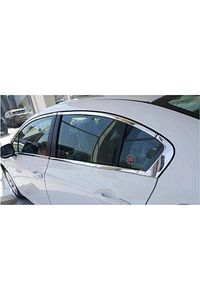 Honda Civic Fb7 Uyumlu Cam Çerçevesi Kenar Çıtası Krom Tamtur 2012 / 2016 14 Parça ürün fotoğrafı