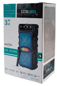 Outdoor Parti Hoparlörü Bluetooth Hoparlör 3 Inç × 2 Kablosuz Speaker Ses Bombası Radyo-usb-tf Giriş ürün fotoğrafı