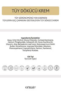 Karınca Yumurtası Tüy Dökücü Krem (UNİSEX) ürün fotoğrafı