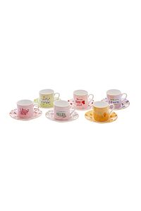 Fruitee 6 Kişilik Kahve Fincan Takımı 90 ml ürün fotoğrafı