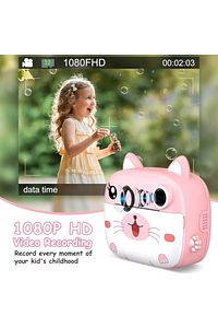 Çocuk Fotoğraf Makinesi Dijital HD Video Kamera Anlık Termal Resim Kağıt Baskılı Yazıcı ürün fotoğrafı