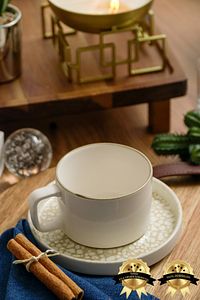 Side Porselen 4 Parça 2 Kişilik 230 ml Çay Fincan Takımı ürün fotoğrafı