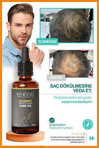 Erkek Saç Bakım Yağı - Dökülme Karşıtı, Saç Çıkarıcı & Besleyici Etki, E & A Vitaminli 50 ml ürün fotoğrafı