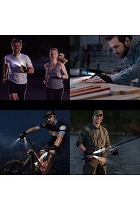 Led Işıklı, El Fenerli Çift El Tamirci, Balıkçı Ve Bisiklet Eldiveni. Hediye Için Ideal Seçim. ürün fotoğrafı