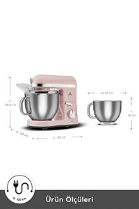 Mastermaid Chef Pro Çift Kollu Stand Mikser Rosegold 1750 W ürün fotoğrafı