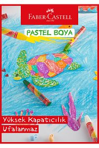 Pastel Boya 12 Renk 11.5 Mm Kalınlık Canlı Ve Örtücü Renkler Isıya Dayanıklı ürün fotoğrafı