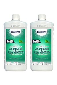Karavan Tekne Tuvalet Kimyasalı Aqua Green Atık Parçalayıcı 2'li Avantajlı Paket ürün fotoğrafı