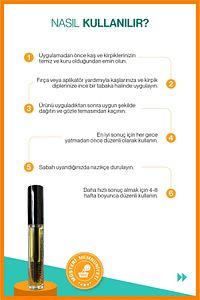 Organik Kaş Kirpik Bakım Yağı - Lavanta Yağı, Biberiye Yağı, E Vitaminli ürün fotoğrafı