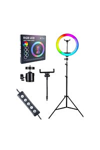 Ring Fill Light Led Işıklı Tripod 10 Inç Halka Youtuber Tiktok Makyaj Işığı Ayaklı Tripot ürün fotoğrafı