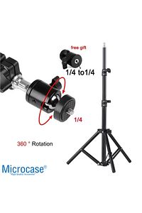 Taşınabilir Projeksiyon Cihazı Vb 1/4 Vida Girişli 2.1 mt Eğim ve Açı Ayarlamalı Tripod - AL5173 ürün fotoğrafı