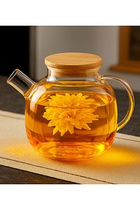 Isıya Dayanıklı 1000 ml Süzgeçli Cam Demlik Bitki Çayları , Borosilikat ,sürahi ürün fotoğrafı