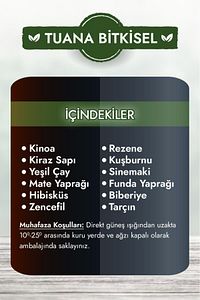 İştah Kesmeye, Detoks Yapmaya Ve Formda Kalmaya Yardımcı Diyet Bitki Çayı 30 Günlük ürün fotoğrafı