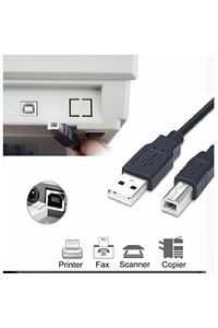 1.5 Metre 1.5mt Samsung Hp Epson Brother Usb 2.0 Kare Usb Printer Usb Yazıcı Ara Bağlantı Kablosu ürün fotoğrafı
