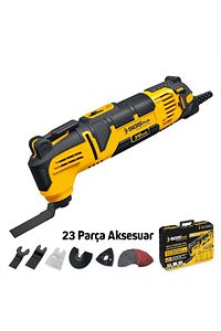 Sgs5255 - 23 Parça Kesici Raspalama Zımparalama Makine Seti 310 Watt - Metal Ahşap Derz Kazıyıcı Kes ürün fotoğrafı