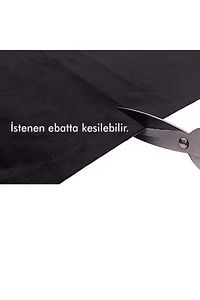 Yapışkanlı Alkantara Nubuk Tipi Kumaş 48 Cm X 100 Cm Gri ürün fotoğrafı