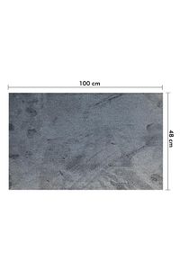 Yapışkanlı Alkantara Nubuk Tipi Kumaş 48 Cm X 100 Cm Gri ürün fotoğrafı