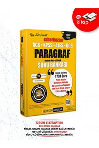 Ags-kpss-ales-dgs Ezberbozan Paragraf Tamamı Video Çözümlü E-soru Bankası ürün fotoğrafı