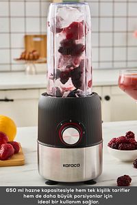 Blend & Rush Inox Personal Kişisel Smoothie Blender Black ürün fotoğrafı