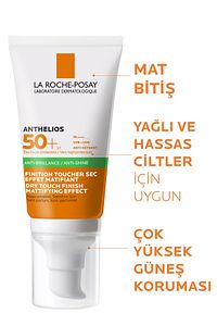 Anthelios Dry Touch Spf50 Karma Cilt Yüz Güneş Koruyucu Jel-krem 50ml ürün fotoğrafı
