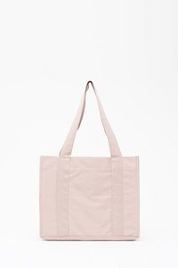 Krem U45 Çıt Çıt Kapatmalı The Tote Bag Işlemeli Kanvas Kumaş Günlük Kadın Kol Ve Omuz Çantası 25x30 ürün fotoğrafı