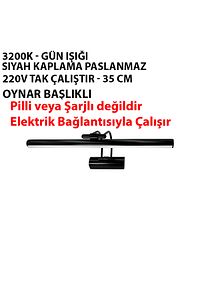 Siyah Mat Gün Işığı (sarı) Banyo Duvar Ayna Tablo Aydınlatması Flüt Aplik Kuğu Aplik Ledli Aplik ürün fotoğrafı