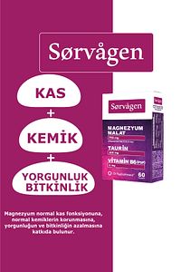 Magnezyum Malat, Taurin Ve Vitamin B6 (p5p) 60 Tablet ürün fotoğrafı