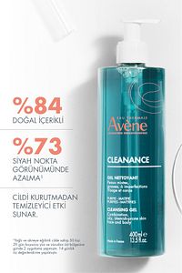 Cleanance Yağlı ve Akneye Eğilimli Ciltler için Matlaştırıcı Etkili Temizleme Jeli 400 ml ürün fotoğrafı