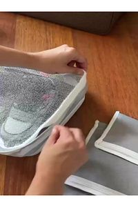 6'lı Organizer Valiz Düzenleyici Fileli Set - Doğum Çanta Seti - Seyahat Hurcu - Organizer ürün fotoğrafı