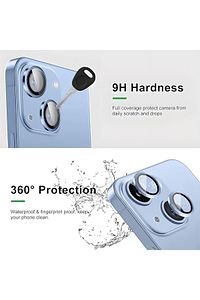 Apple Iphone 15 & Iphone 15 Plus Kamera Koruma Renkli Lens Koruyucu Temperli Cam Koruma ürün fotoğrafı