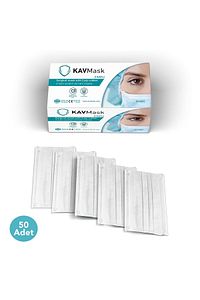 3 Kat Korumalı Yumuşak Lastikli Burun Telli Elastik Maske ürün fotoğrafı