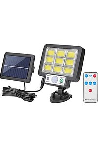 Güneş Enerjili Lamba Led Sokak Dış Ortam Solar Bahçe Aydınlatması Su Geçirmez Sensörlü (108LED). ürün fotoğrafı