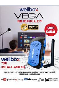 Wifi Anten Dahil Çanaklı Çanaksız Full Hd Uydu Alıcı Sinema Paketli Ücretsiz Ip Tv Tiktok Youtube ürün fotoğrafı