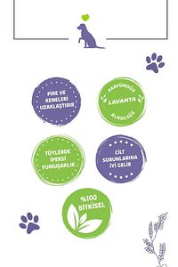 Dr. Lavender Saf Lavanta Yağlı Pet Şampuanı 400 ml Koku Giderici Tüy Dökme Önleyici Köpek Şampuanı ürün fotoğrafı