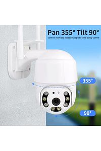 1080p 4k Ip Kamera Wifi Speed Dome Ptz 2mp Dış Mekan Ip-30 Ev Ofis Bebek Kamera Akıllı Ip Kamera ürün fotoğrafı